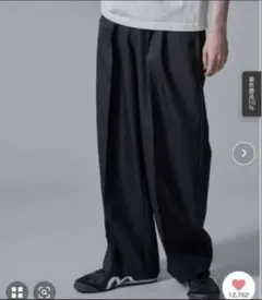 WEGO センタープレス　ワイドスラックス パンツ　ブラック　Mサイズ 試着のみ