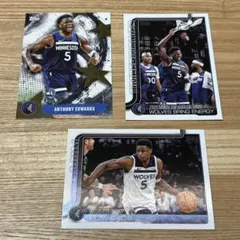 topps FLAGSHIP Anthony Edwards 3枚セット