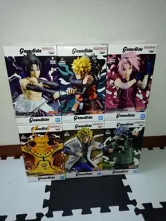 NARUTO Grandista フィギュア ナルト サスケ 等 ６種セット