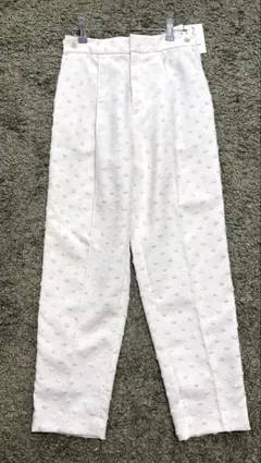 新品　OHGA オーガ ドットジャガードパンツ