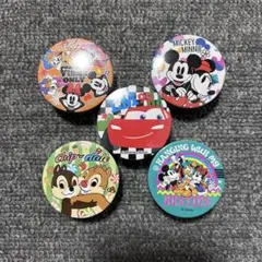 【新品】ディズニー　マスキングテープ　5個セット　ミッキー　チップデール　カーズのサムネイル