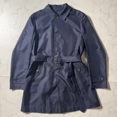 【美品】サルヴァトーレフェラガモ　ステンカラーコート　ベルト付き　イタリア製　L