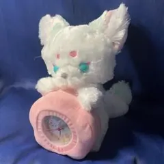 ちょコンとキツネ わたあめ ぬいぐるみ時計 AMUFUN - メルカリ