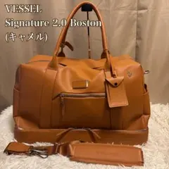 【美品】ベゼル　VESSEL キャメルタン　ボストンバッグ 新品未使用】ベゼル VESSEL キャメルタン ボストンバッグ 【公式通販】