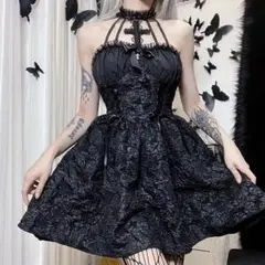 ゴスロリ ミニワンピース