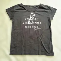 JEANASIS ブラック 半袖Tシャツ サイズF