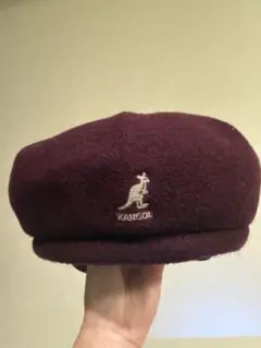 KANGOL バーガンディ ベレー帽