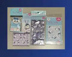 セリア　ちいかわ100均一ハチワレ　クリーナー　ケースポーチキーホルダーセット