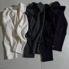 【最終値下げ】apres jour clairドレープラメトップスのサムネイル