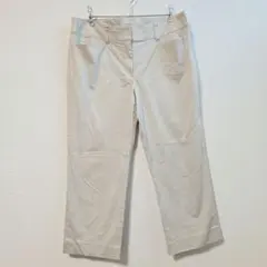 TRANS WORK トランスワーク クロップドパンツ ベージュ L