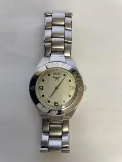 MCM アナログクォーツ腕時計　文字盤クリーム系　シルバーのサムネイル