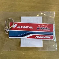 新品未開封 HRC Honda ホンダ RACING PVC ロゴ キーリング