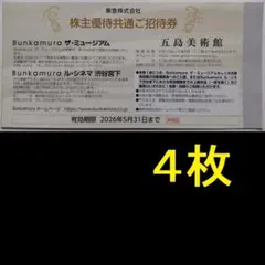 Bunkamuraザ・ミュージアム 招待券 4枚 2026年5月期限 -p