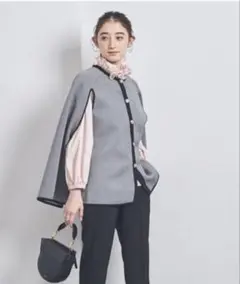 お値下げ【極美品】UNITED ARROWS ショート コート ケープ ポンチョ 2026年最新】UNITED ARROWS レディース ポンチョ・ケープコートの人気