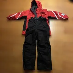 KASTLE スキーウェア 160 赤/黒
