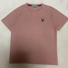 Kaepa クマ刺繍ロゴＴシャツトップス すくみピンク男女問わず可愛い‼️