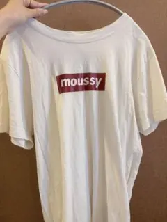 moussy ボックスロゴ 半袖Tシャツ ホワイトのサムネイル