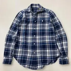 美品 現行 POLO RALPH LAUREN チェック 長袖 ネルシャツ