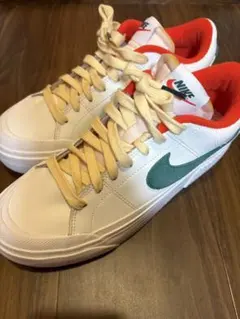 Nike スニーカー ホワイト/グリーン/オレンジ