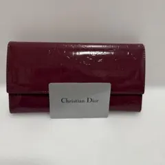 Christian Dior トロッターエナメル長財布