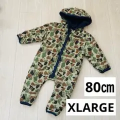 XLARGE ジャンプスーツ 80㎝ 迷彩柄