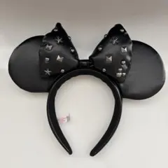 東京ディズニーリゾート　スタッズ付きミニー耳　カチューシャ