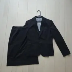 【美品】レディース 黒 リクルートスーツ（ジャケット＆スカート）