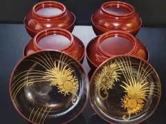 【民藝】漆器椀 龍牡丹 民藝】漆器椀 龍牡丹 - メルカリ