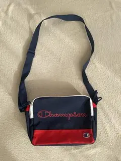 Champion ショルダーバッグ ネイビー/レッド