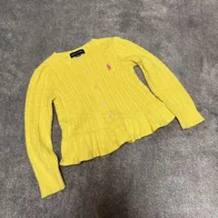 (美品)Polo Ralph Lauren ケーブルニットカーディガン100cm