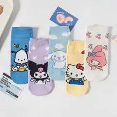 新品♡サンリオ♡キャラクターソックス♡靴下5足セット