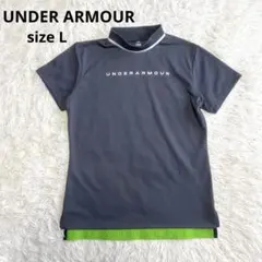 【アンダーアーマー】極美品 モックネック グレー Lサイズ レディースのサムネイル