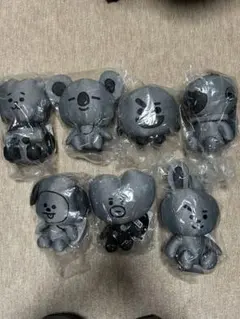 BT21 デニムぬいぐるみ7体セット
