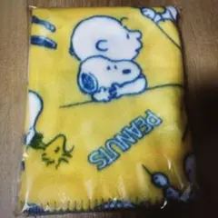 スヌーピー フリースブランケット イエロー