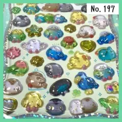 【197】ジュエルプチドロップ ボンボンドロップシール 鳥 とりのなかまたち