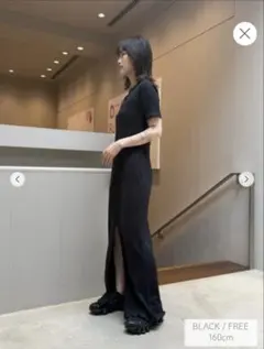 ＜H beauty&youth＞リブロングドレス