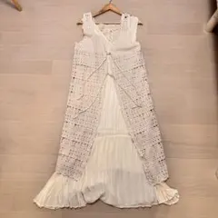 LOWRYS FARM ワンピース クロシェ