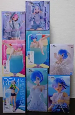 【８点セット】リゼロプライズフィギュア８種セット