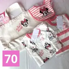 新品⭐️5点ミニーちゃん　トートバック　スタイ/ロンパース/カバーオール