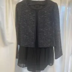 ジャケット・スカートセット サイズ7 黒系