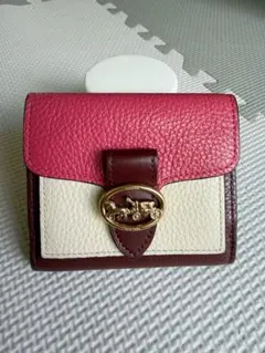 美品 ✨COACH 二つ折り財布 マルチカラーのサムネイル