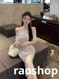 新作キャバドレス✨ロングワンピース セクシーでエレガントな魅力