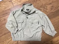 マイリトルワンダー カーキ ジップアップパーカー 110cm