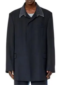 diesel 23ss デニム切替テーラードジャケット 46