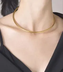新品 チョーカー サージカルステンレス ゴールド