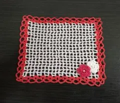 ’006(*^^)レース編み(コースター1枚)