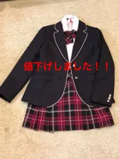 小学校卒業式の正装服『女子/女の子♡スカート・ブレザー等4点セット』