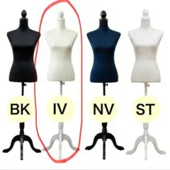 アイボリー トルソー サイズ調整可能