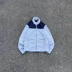 00s Tommy Hilfiger フリースジャケット グレー メンズ 無地