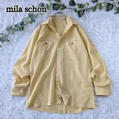 極美品 mila schon ミラショーン ウール100% 長袖シャツ CPOのサムネイル
